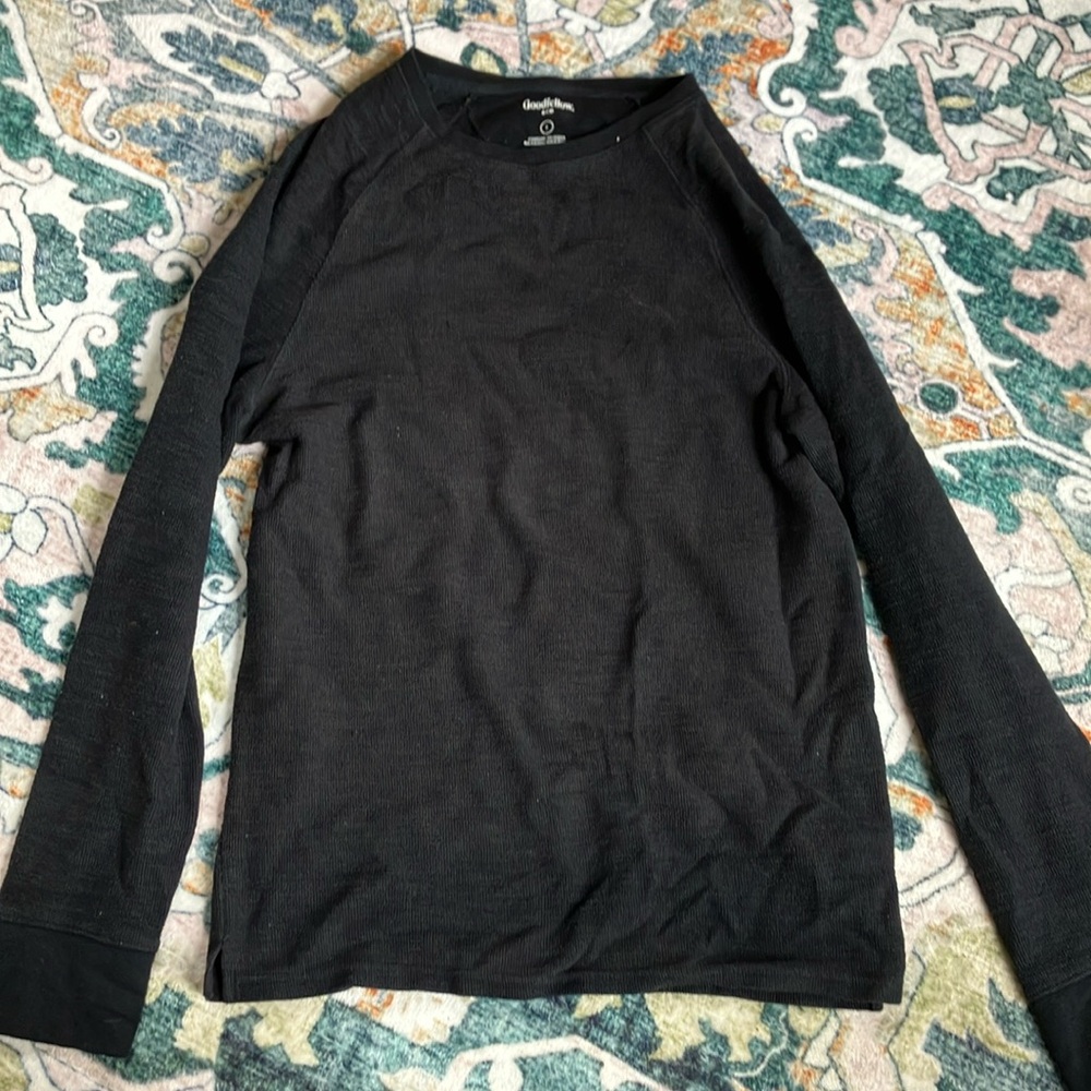 Goodfellow & Co Black Long Sleeve Tee
